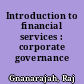 Introduction to financial services : corporate governance /