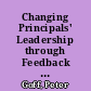 Changing Principals' Leadership through Feedback and Coaching. CPRE Policy Brief. PB #15-3 /
