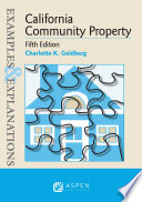 California community property examples and explanations.