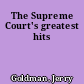 The Supreme Court's greatest hits