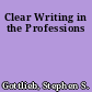 Clear Writing in the Professions