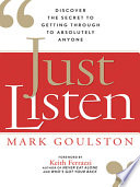 Mark Goulston on Just listen /