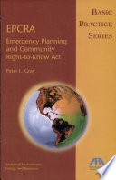 EPCRA : Emergency Planning and Community Right-to-Know Act /