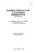 International law : a Canadian perspective /