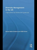 Diversity management in the UK : organizational and stakeholder experiences /