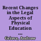 Recent Changes in the Legal Aspects of Physical Education and Athletics