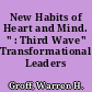New Habits of Heart and Mind. " : Third Wave" Transformational Leaders /
