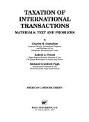 Taxation of international transactions : materials, text, and problems /