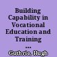 Building Capability in Vocational Education and Training Providers The TAFE Cut. Occasional Paper /