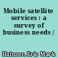 Mobile satellite services : a survey of business needs /