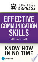 Effective communication skills /