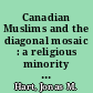 Canadian Muslims and the diagonal mosaic : a religious minority within a multiculturalist society /