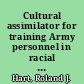 Cultural assimilator for training Army personnel in racial understanding /