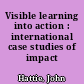 Visible learning into action : international case studies of impact /