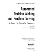 Automated decision making and problem solving /