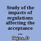 Study of the impacts of regulations affecting the acceptance of Integrated Community Energy Systems public utility, energy facility siting and municipal franchising regulatory programs in Maine. Preliminary background report.