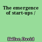 The emergence of start-ups /