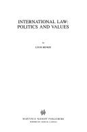 International law : politics and values /