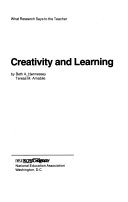 Creativity and Learning What Research Says to the Teacher /