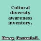Cultural diversity awareness inventory.