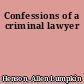 Confessions of a criminal lawyer