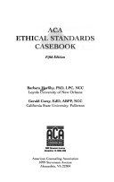 ACA Ethical Standards Casebook. Fifth Edition