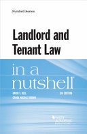 Landlord and tenant law in a nutshell /