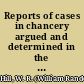 Reports of cases in chancery argued and determined in the Court of Appeals of South Carolina /
