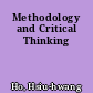 Methodology and Critical Thinking