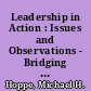 Leadership in Action : Issues and Observations - Bridging the Identity Gap /