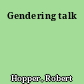 Gendering talk