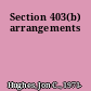 Section 403(b) arrangements