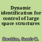 Dynamic identification for control of large space structures