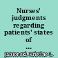 Nurses' judgments regarding patients' states of emotional crisis /