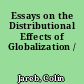 Essays on the Distributional Effects of Globalization /