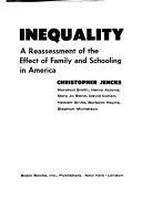 Inequality : a reassessment of the effect of family and schooling in America /