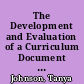 The Development and Evaluation of a Curriculum Document for a Course in Business Communication