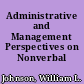 Administrative and Management Perspectives on Nonverbal Communications