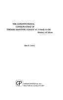 The constitutional conservatism of Thomas McIntyre Cooley : a study in the history of ideas /