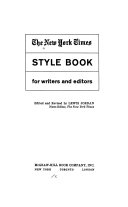 The New York times style book for writers and editors /