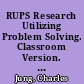 RUPS Research Utilizing Problem Solving. Classroom Version. Leader's Manual /