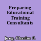 Preparing Educational Training Consultants