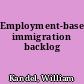 Employment-based immigration backlog