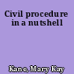 Civil procedure in a nutshell