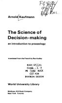 The science of decision-making : an introduction to praxeology /