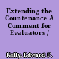 Extending the Countenance A Comment for Evaluators /