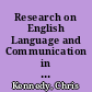 Research on English Language and Communication in Business - A Bibliography, 1988-1992