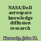 NASA/DoD aerospace knowledge diffusion research project.