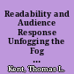 Readability and Audience Response Unfogging the Fog Indexes /