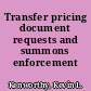 Transfer pricing document requests and summons enforcement /